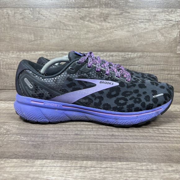 Brooks Shoes - Brooks Ghost 14 Gray Purple Womens US Size 9 EUR 40.5 1203561B098 Running Shoes